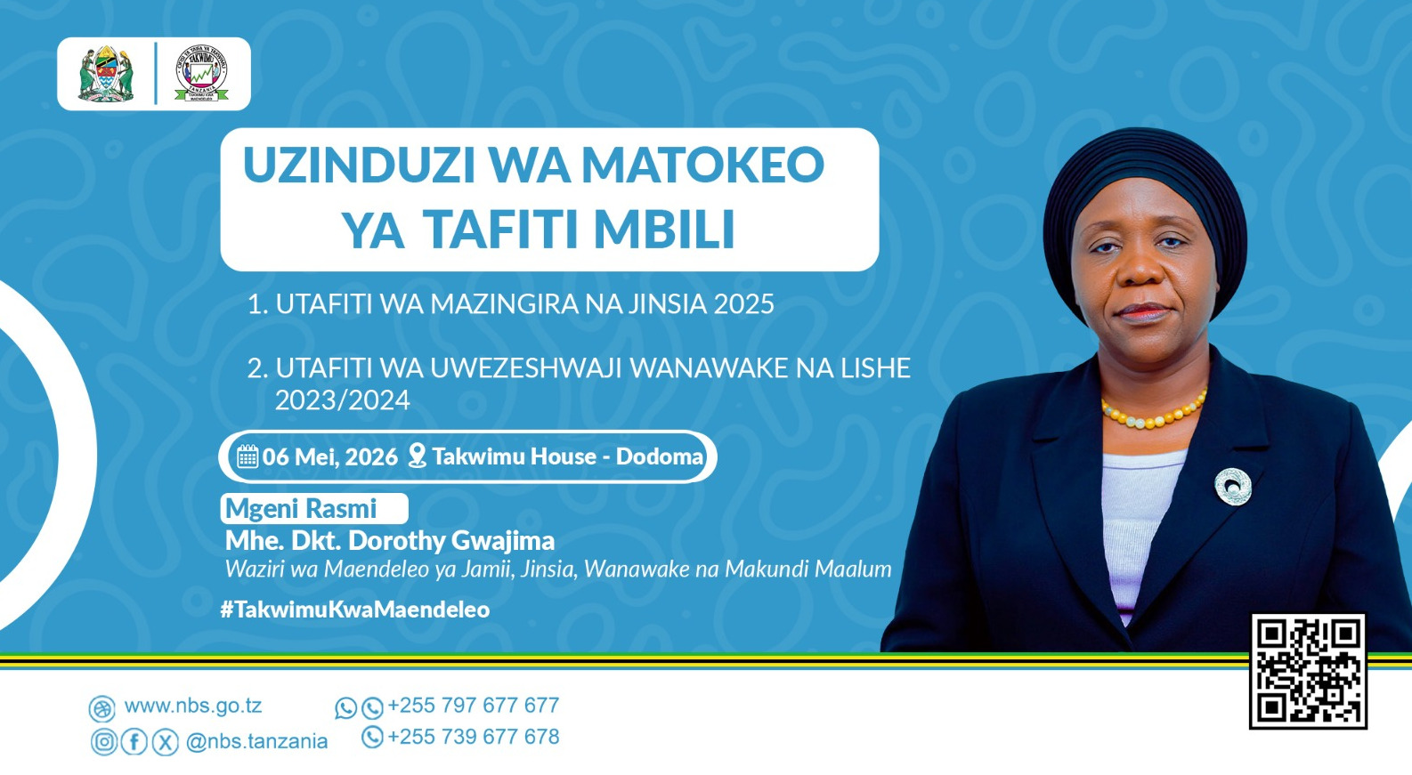 Uzinduzi wa  Matokeo ya Tafiti Mbili