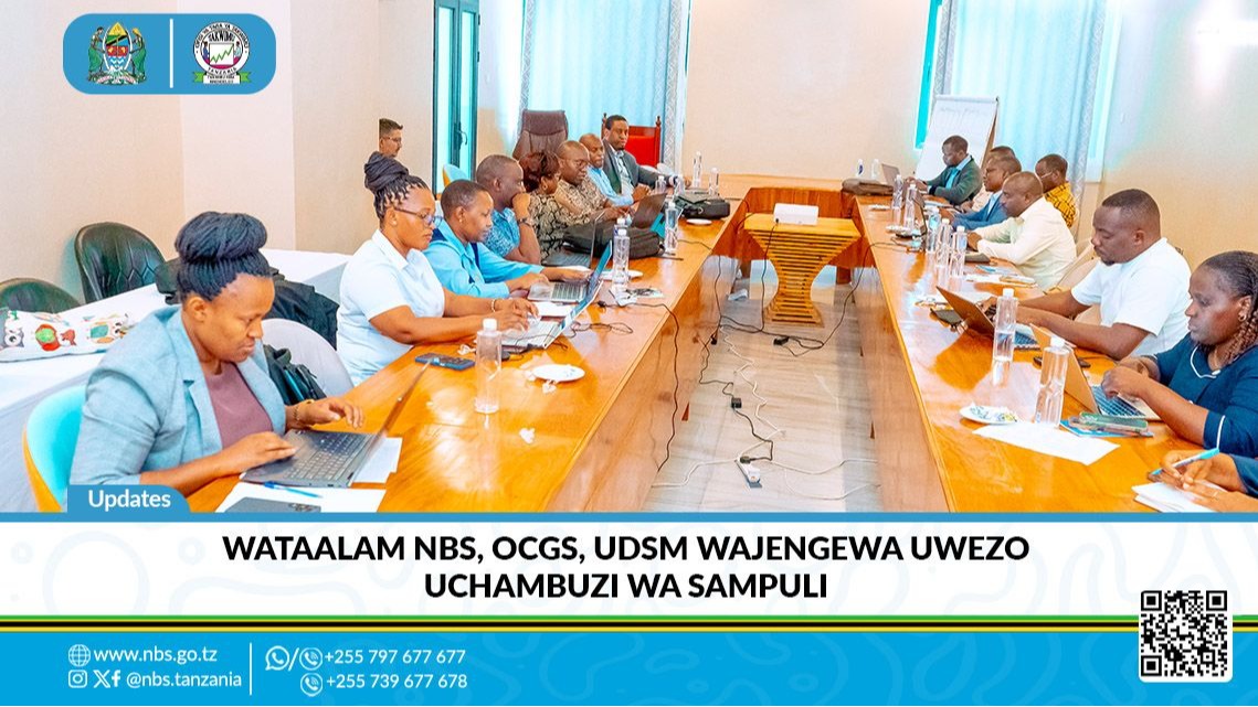 Wataalam NBS, OCGS, UDSM Wajengewa Uwezo Uchambuzi wa Sampuli