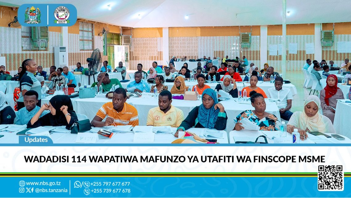 Wadadisi 114 Wapatiwa Mafunzo ya Utafiti wa FINSCOPE MSME