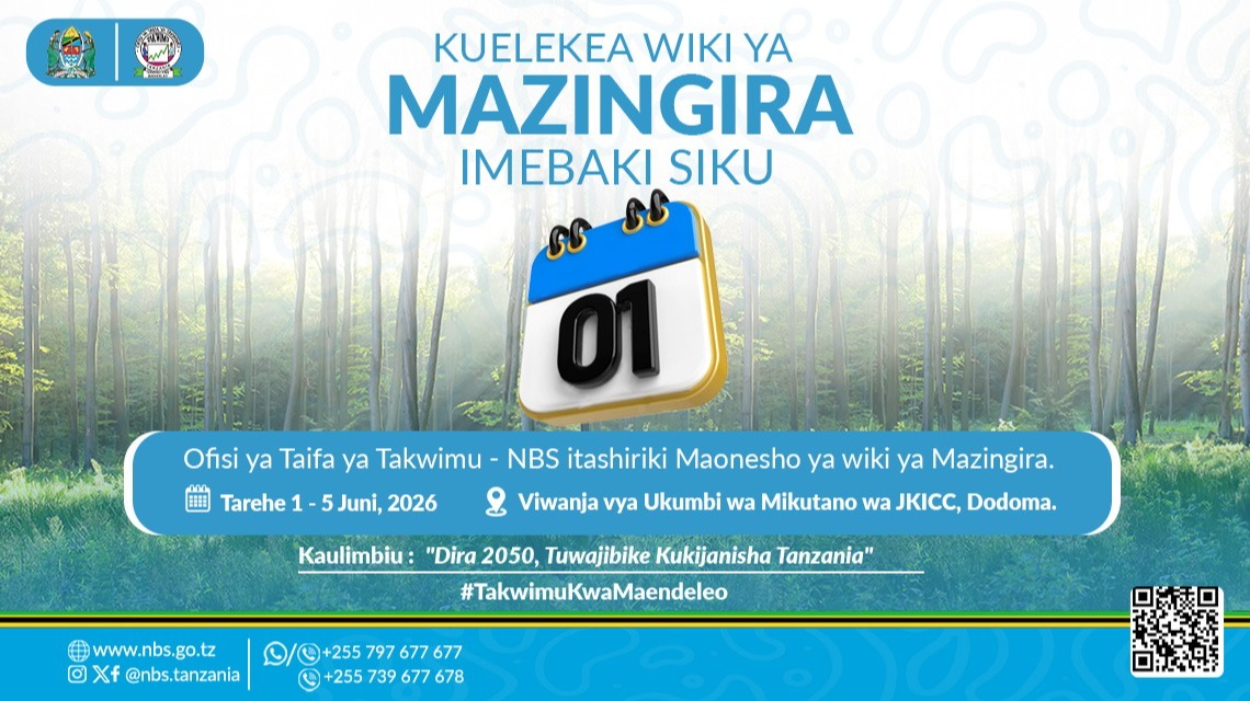 Kuelekea Maadhimisho ya Wiki ya Mazingira Viwanja vya Ukumbi wa Mikutano wa JKICC, jijini Dodoma tarehe 01 hadi 05 Juni 2026.