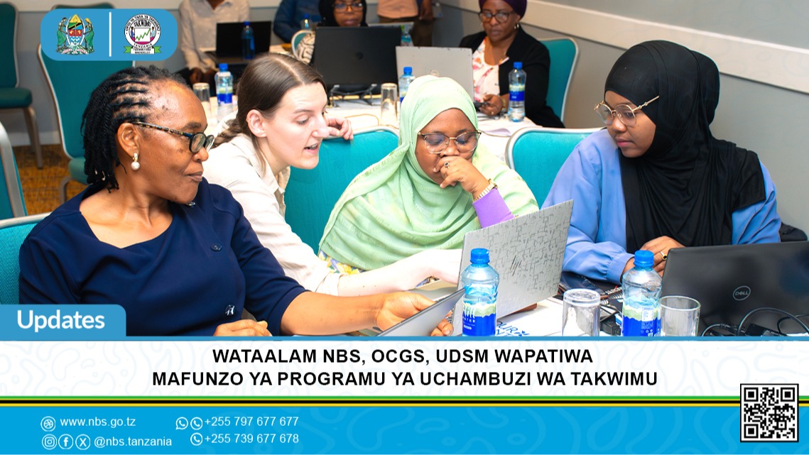 Wataalam NBS, OCGS, UDSM Wapatiwa Mafunzo ya Programu ya Uchambuzi wa Takwimu