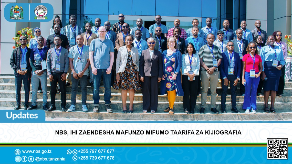 Ofisi ya Taifa ya Takwimu - NBS kwa kushirikiana na Taasisi ya Utafiti ya Ifakara - IHI zinaendesha mafunzo ya Mifumo ya Taarifa za Kijiografia katika Sekta ya Afya (Geospatial Modelling on Public Health) kupitia Mradi wa Malaria Atlas - MAP, kuwajengea  uwezo watafiti na wataalamu kutumia mifumo hiyo katika kukusanya na kuchambua taarifa ili kuzalisha Takwimu rasmi.