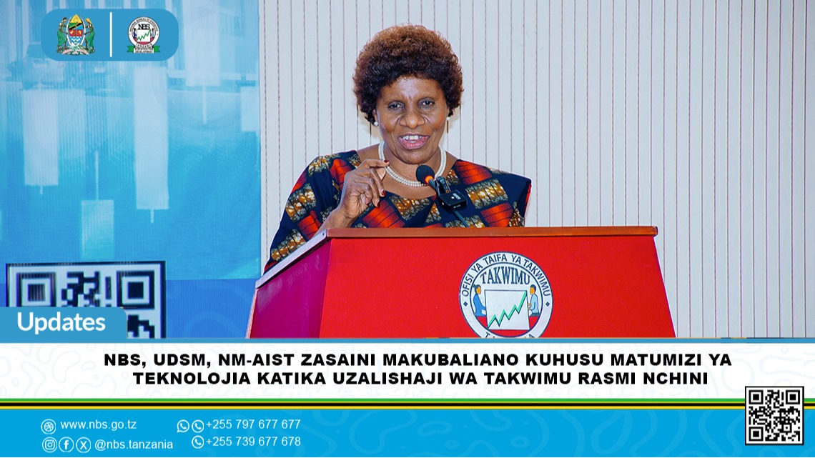 Mwenyekiti wa Bodi ya Usamamizi ya Ofisi ya Taifa ya Takwimu - NBS Mhe. Anne Semamba Makinda amesema ili Serikali iweze kupanga mipango itakayoweza kutatua changamoto zinazowakabili Wananchi, ni vema suala la matumizi ya teknolojia katika uzalishaji wa Takwimu rasmi nchini lizingatiwe.