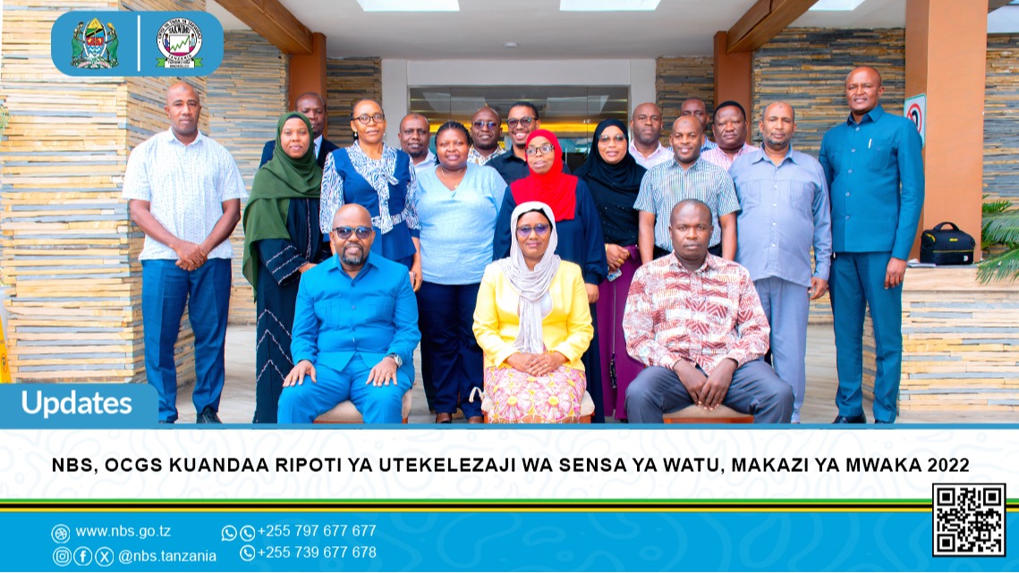 NBS, OCGS Waandaa Ripoti ya Utekelezaji wa Sensa
