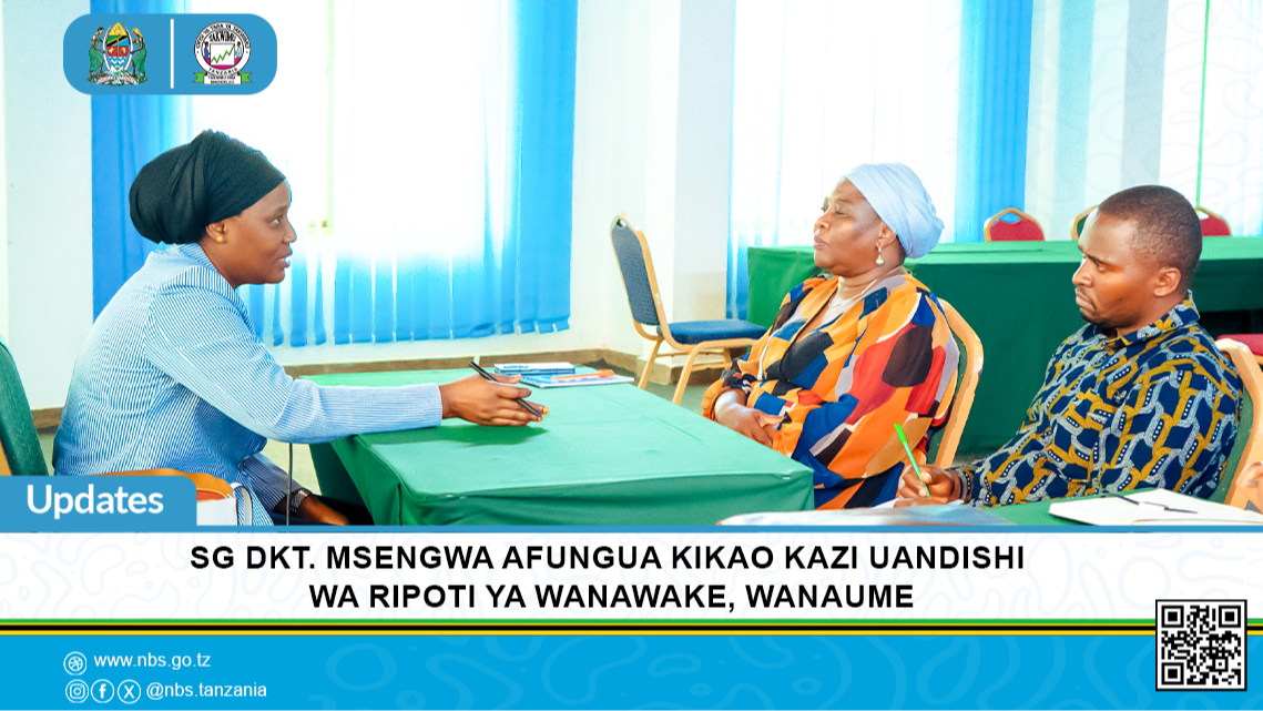 SG Dr. Msengwa Opens Workshop on Writing Women, Men Facts, Figures Report