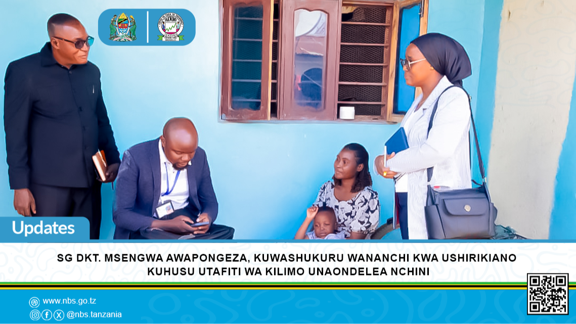 SG Dkt. Msengwa Awapongeza, Kuwashukuru Wananchi kwa Ushirikiano kuhusu Utafiti wa Kilimo Unaoendelea nchini