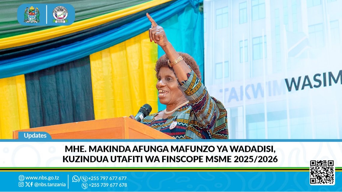 Mhe. Makinda Afunga Mafunzo ya Wadadisi, Kuzindua Utafiti ya Finscope MSMEs 2025/2026