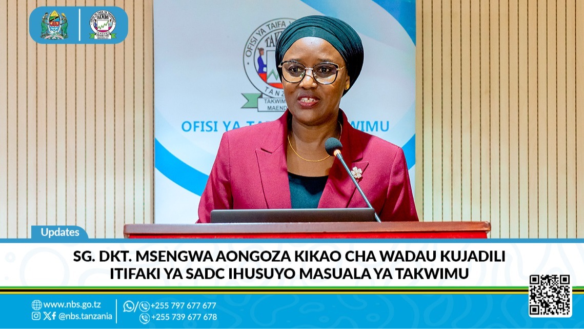 SG DKT. Msengwa Aongoza Kikao cha Wadau Kujadili Itifaki ya SADC Ihusuyo Masuala ya Takwimu